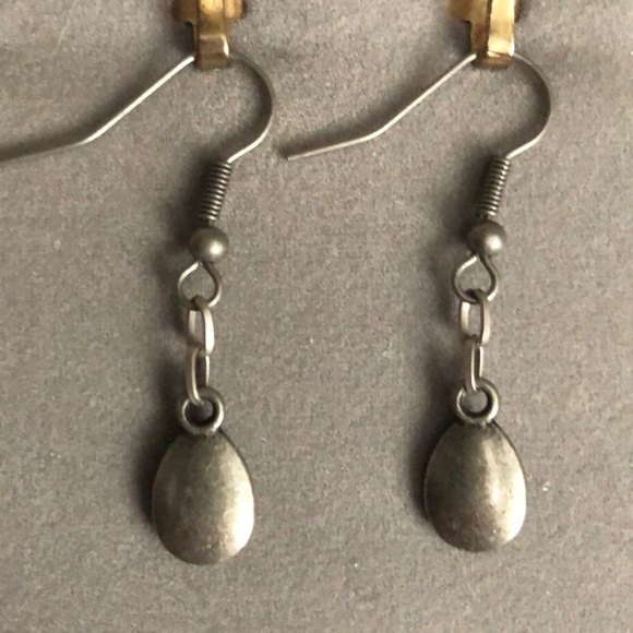 Oxidized silver necklace& earrings - Picture 2 of 5